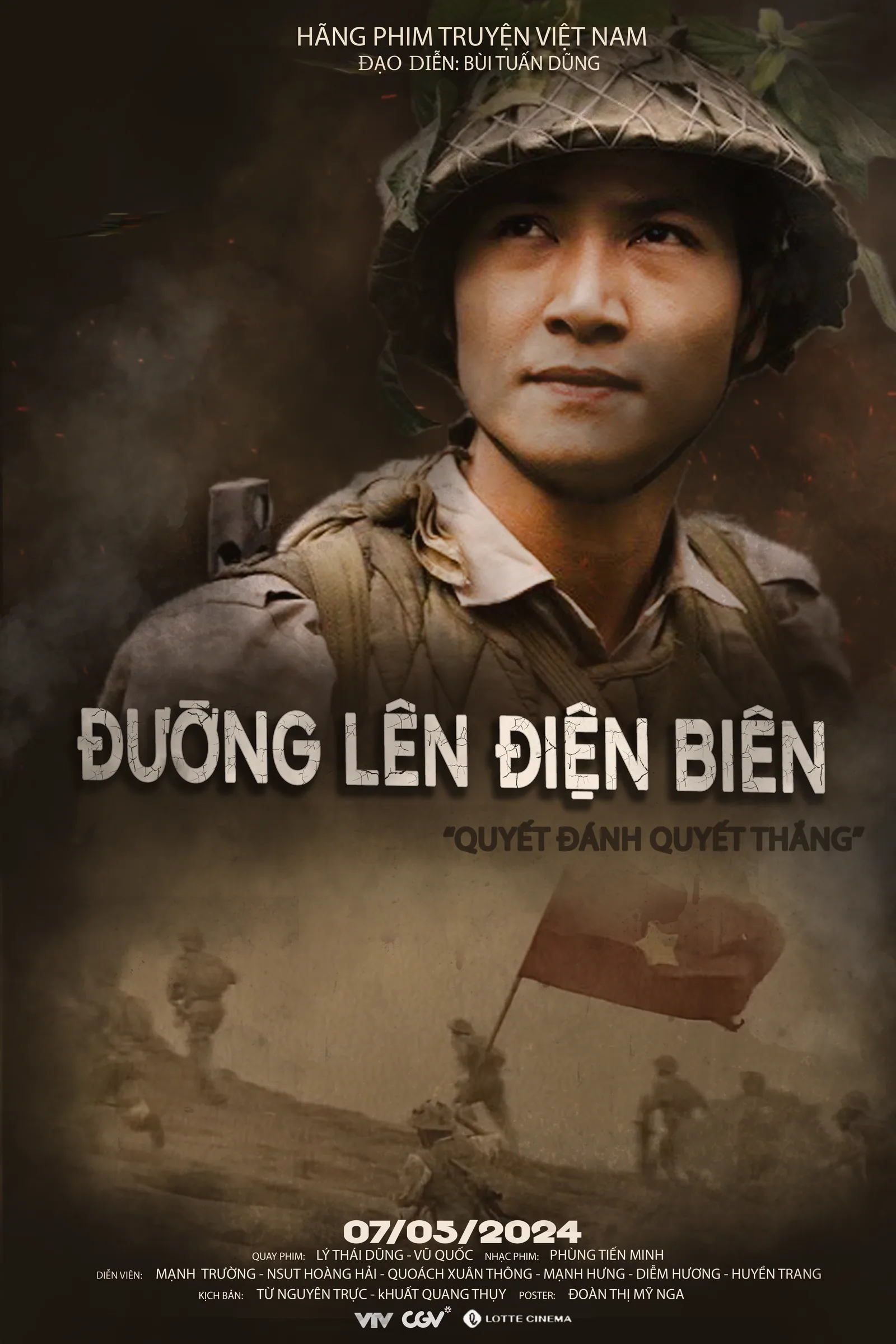 Duong Len Dien Bien — credited film poster