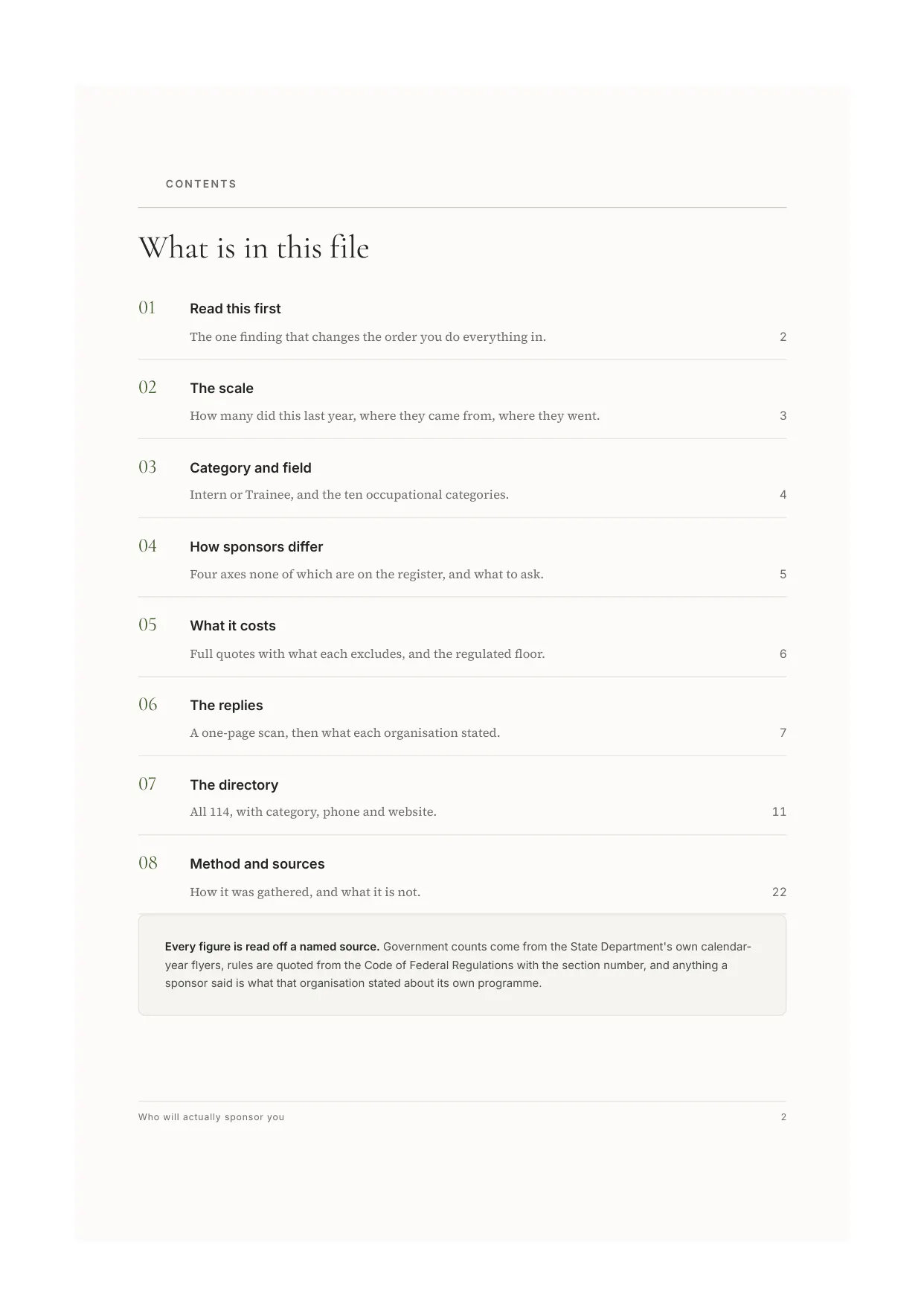 Page 2 of Who will actually sponsor you